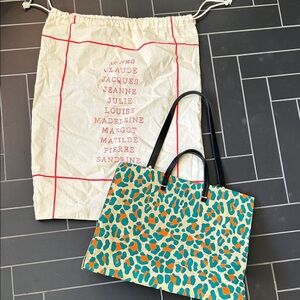 Clare V. Simple Cheetah Tote Bag